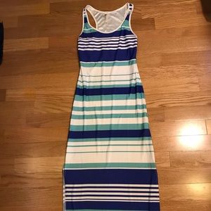 🔷Striped Razor Back Maxi Dress w/ Slit🔷